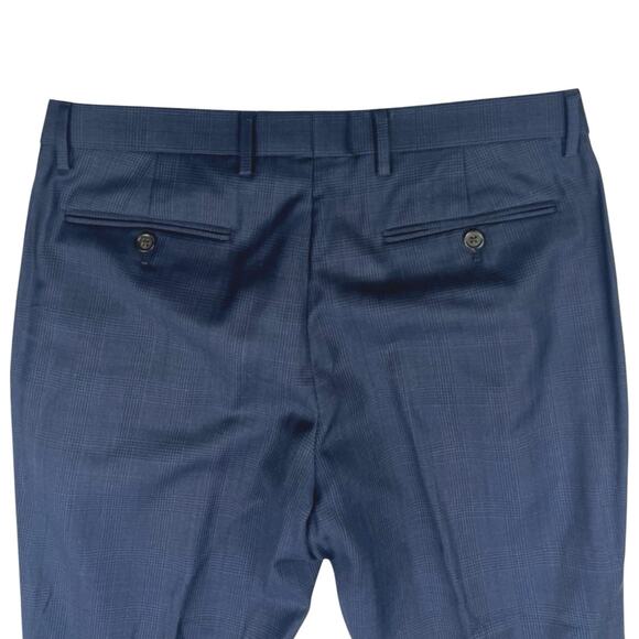 Banana Republic Men's Navy Blue Tailored Slim Fit Chino Trousers Pants 32X30 - Picture 4 of 5